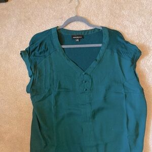 Fortune Ivy, dark green, XL blouse [Worn Once]